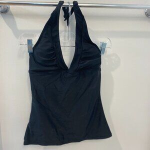 Black Halter Bathing Suit Top